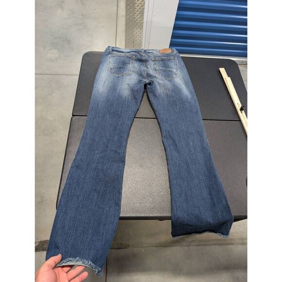 Driftwood Distressed Eva Raw Hem Denim Jeans Women's 30 - Picture 4 of 9